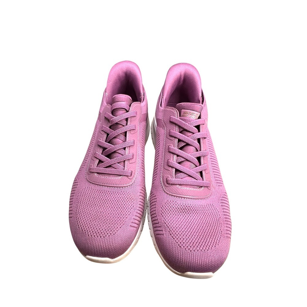 Skechers BOBS Sport Squad Chaos In Color Slip-Ins Pink Sneakers - Size 10 - Picture 3 of 7